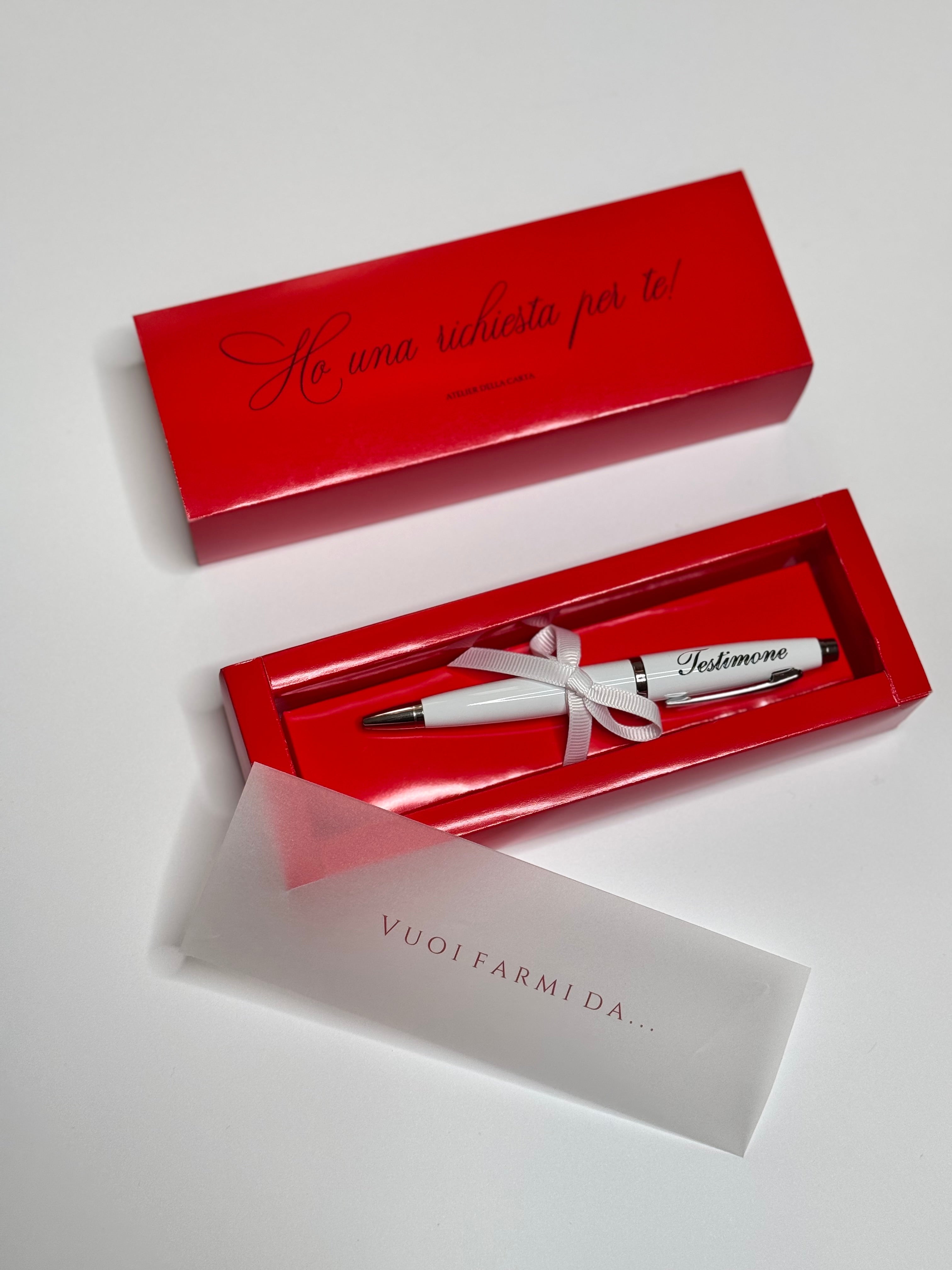 Penna per richiesta al testimone