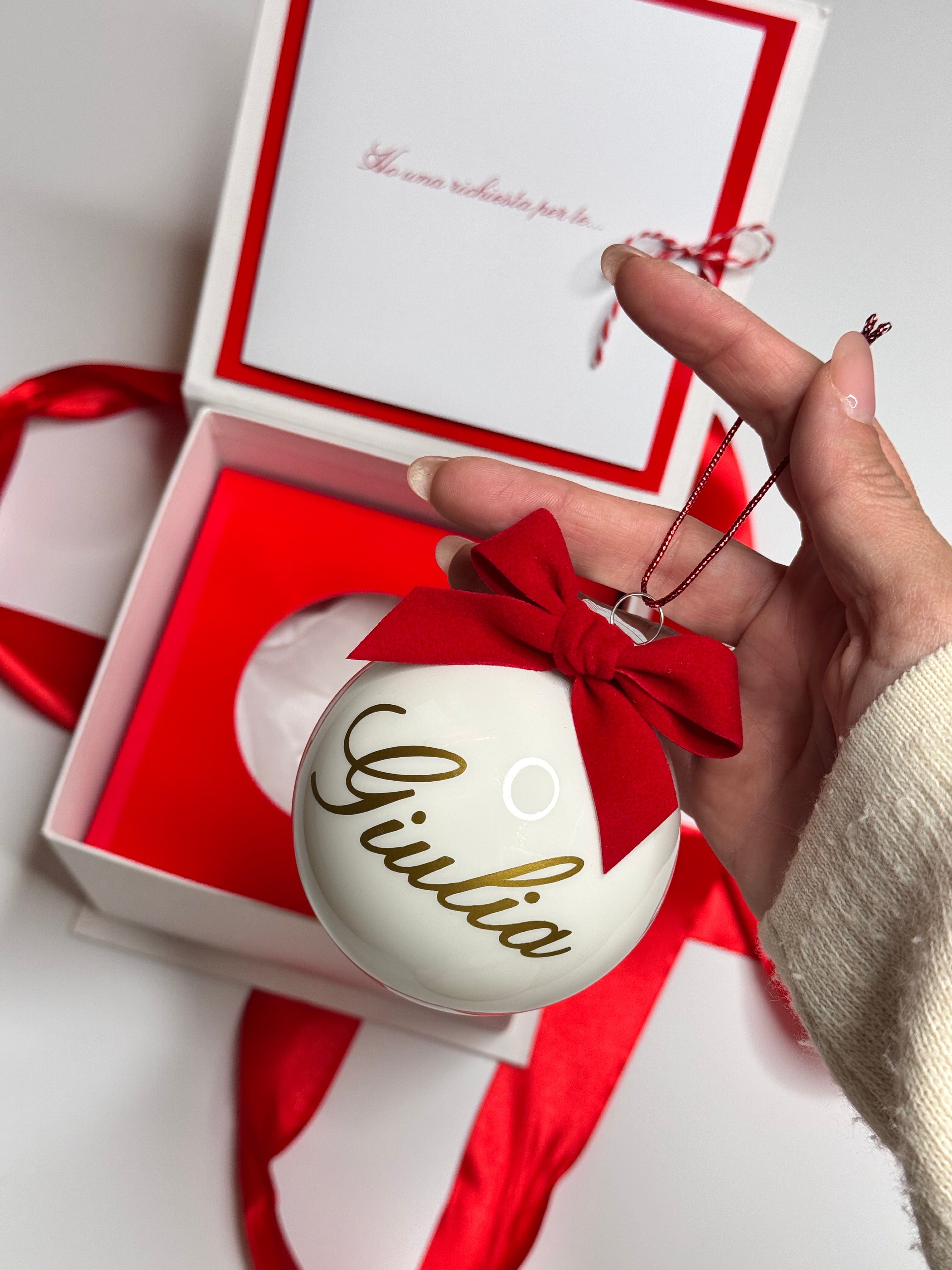 Pallina in maxi box per richiesta in confezione