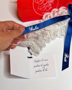 Giarrettiera personalizzata in Lilly Bag