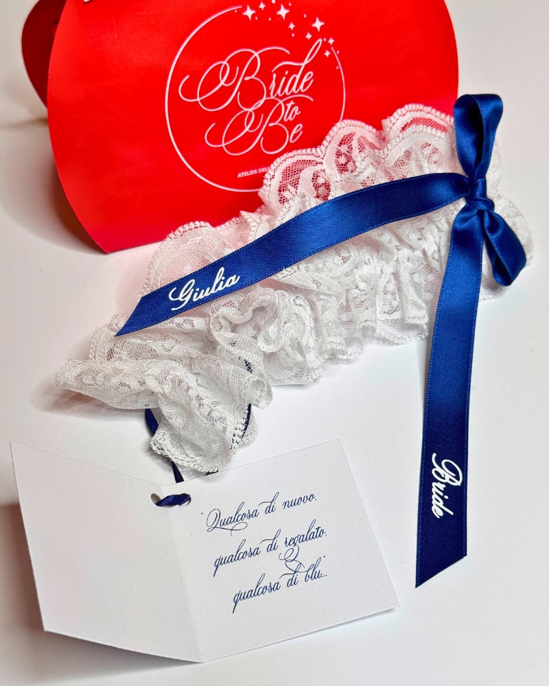 Giarrettiera personalizzata in Lilly Bag